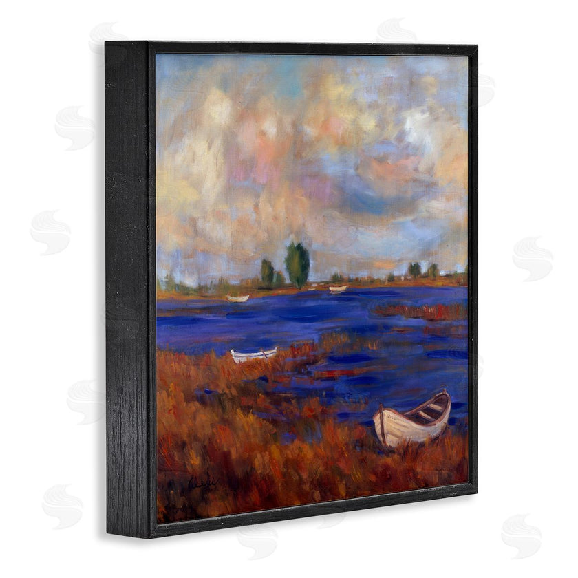 Alexi Fine | Boats on Lake Shore