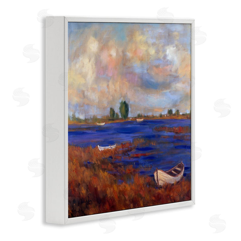 Alexi Fine | Boats on Lake Shore