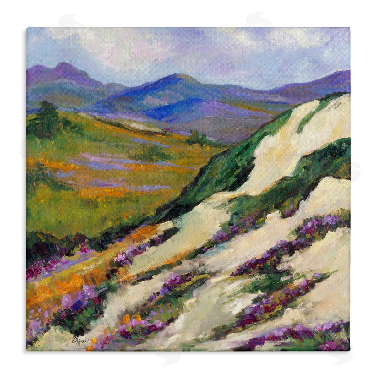 Alexi Fine | Purple Mountains Landscape