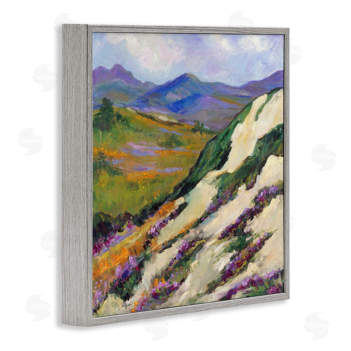 Alexi Fine | Purple Mountains Landscape