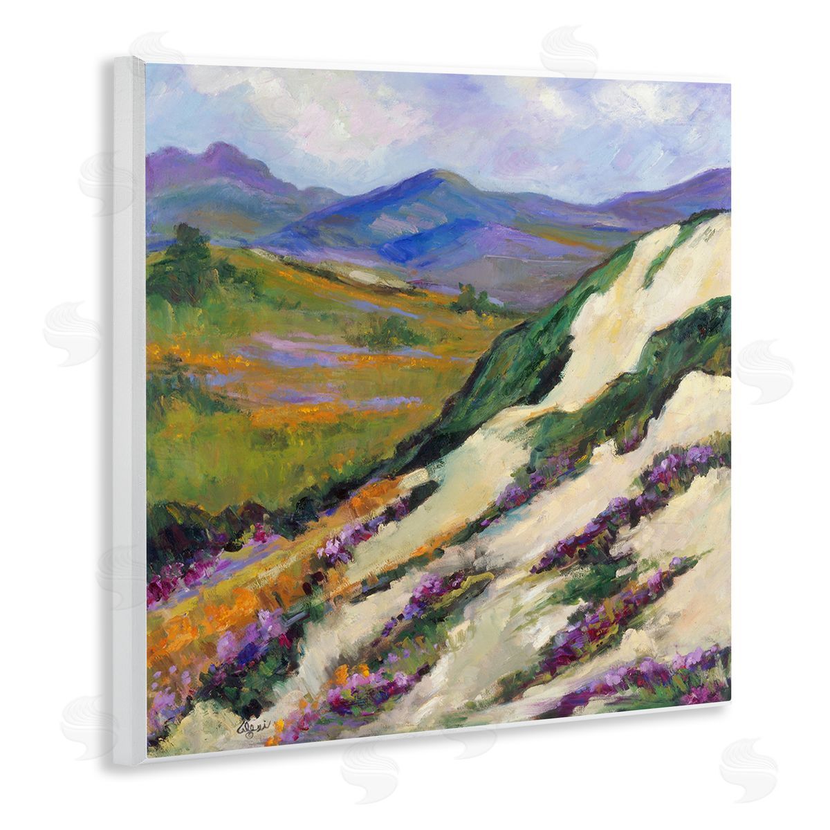 Alexi Fine | Purple Mountains Landscape