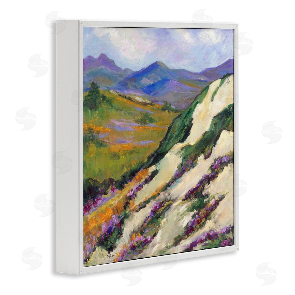 Alexi Fine | Purple Mountains Landscape