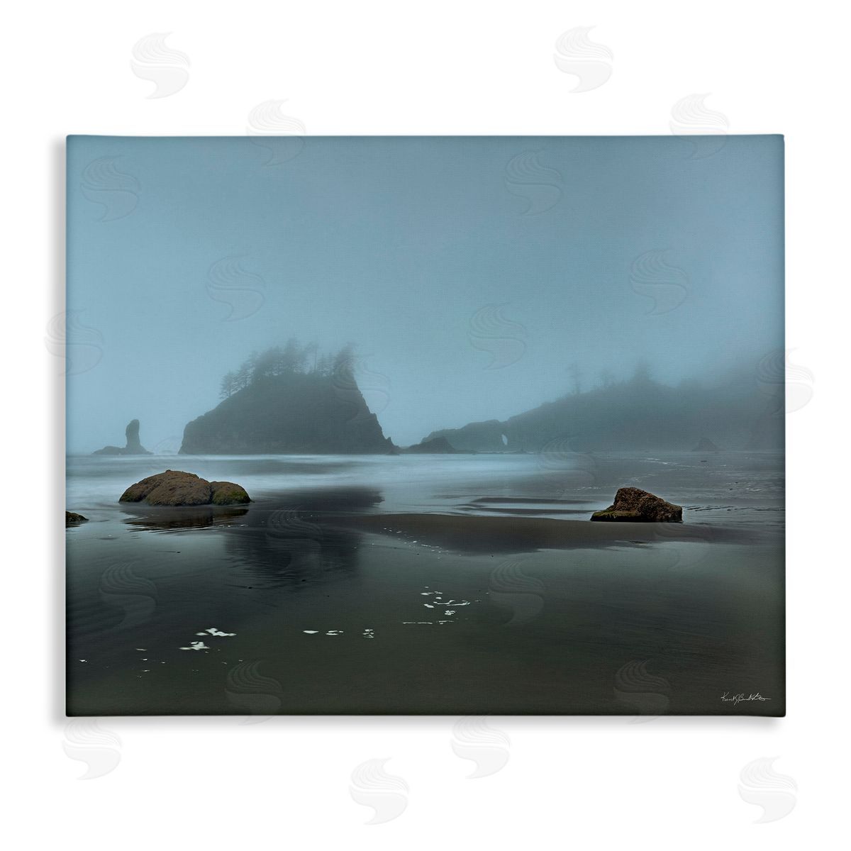 Kent Burkhardsmeier | Foggy Shore Landscape
