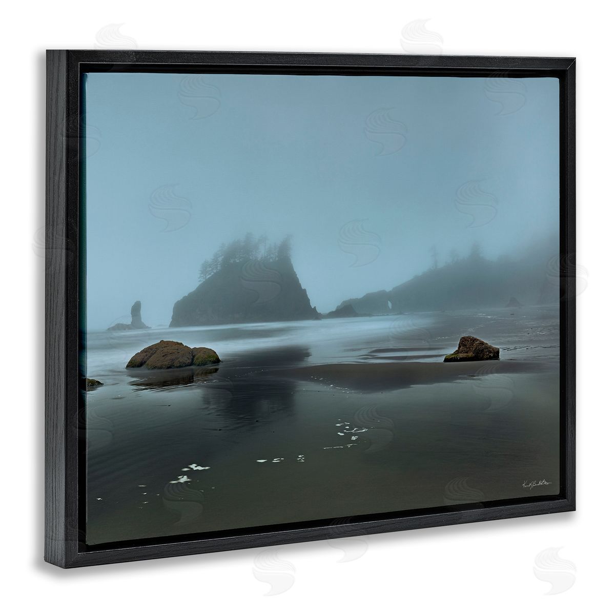 Kent Burkhardsmeier | Foggy Shore Landscape