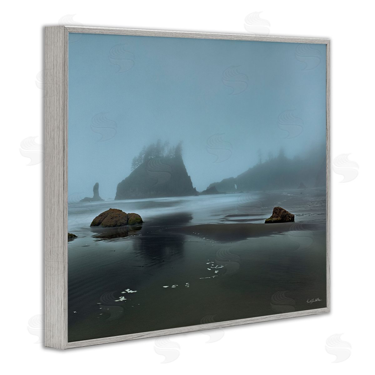 Kent Burkhardsmeier | Foggy Shore Landscape