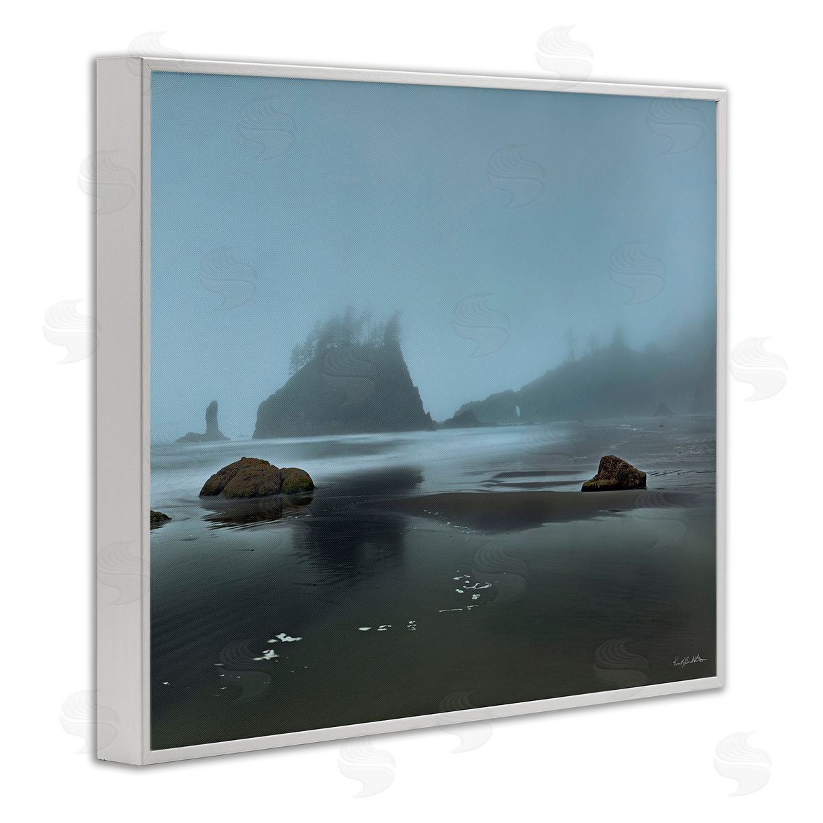 Kent Burkhardsmeier | Foggy Shore Landscape