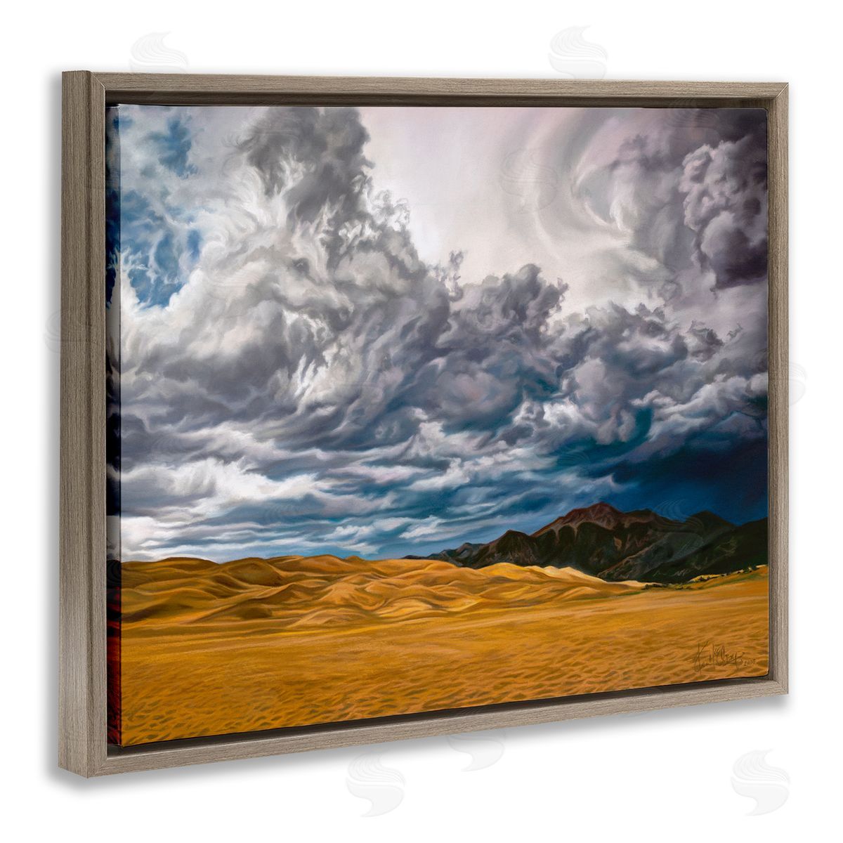 Kim McElroy | Cloudy Sand Dunes