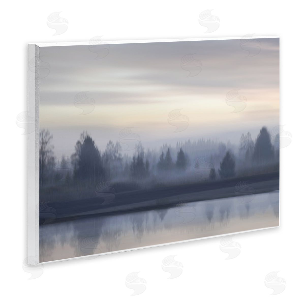 Madeline Clark | Grey Woodland Lake