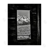 Daniel Sproul | Mountain in Cabin Window