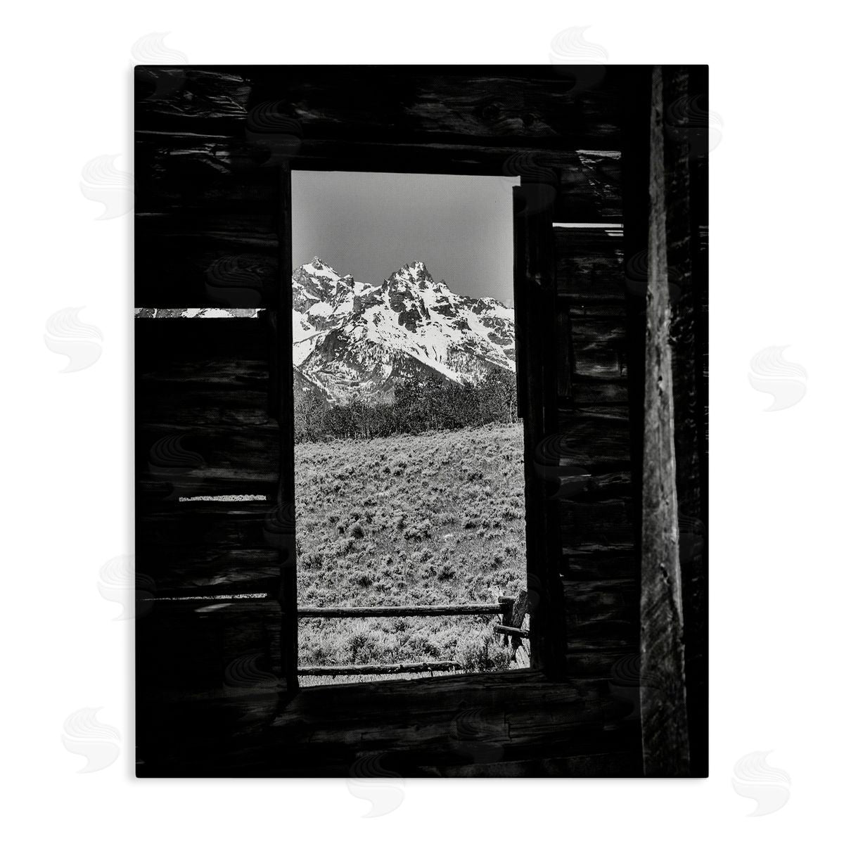 Daniel Sproul | Mountain in Cabin Window