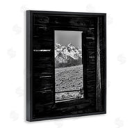 Daniel Sproul | Mountain in Cabin Window