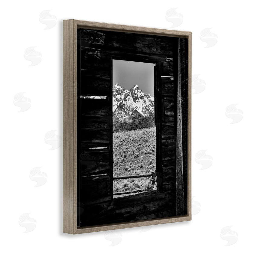 Daniel Sproul | Mountain in Cabin Window