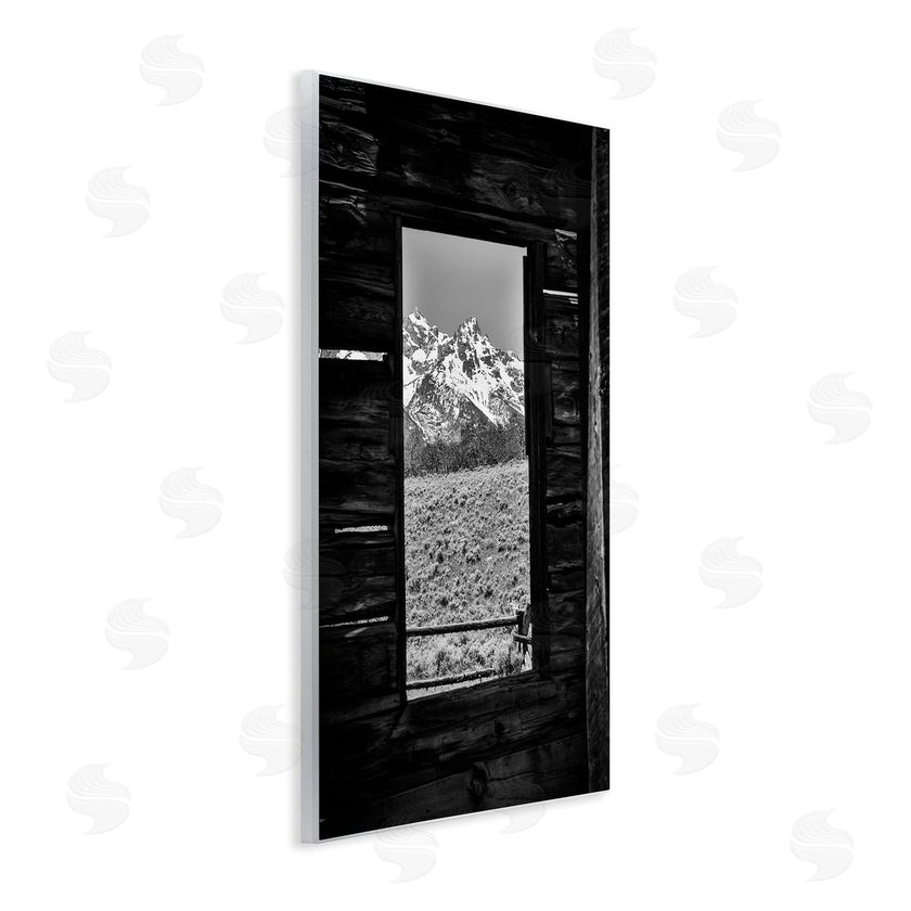 Daniel Sproul | Mountain in Cabin Window