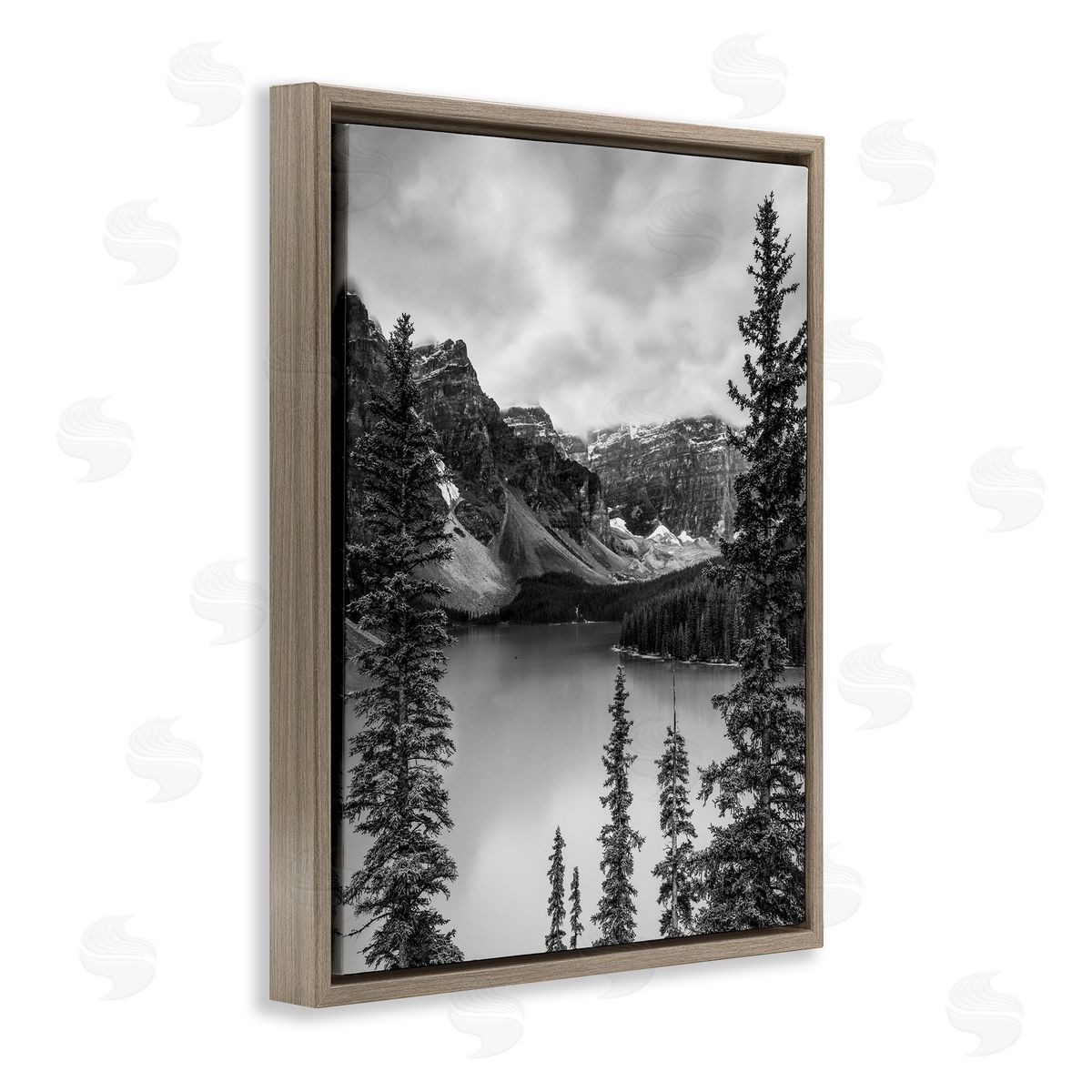 Daniel Sproul Woodland Pond Scenery Brown Floater Frame Canvas Artside_