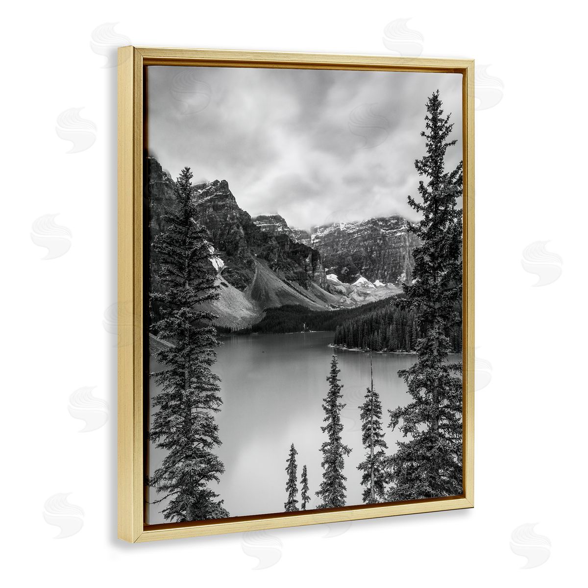 Daniel Sproul Woodland Pond Scenery Gold Floater Frame Canvas Artside_