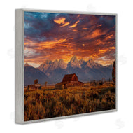 Daniel Sproul | Mountain Cabin Sunset