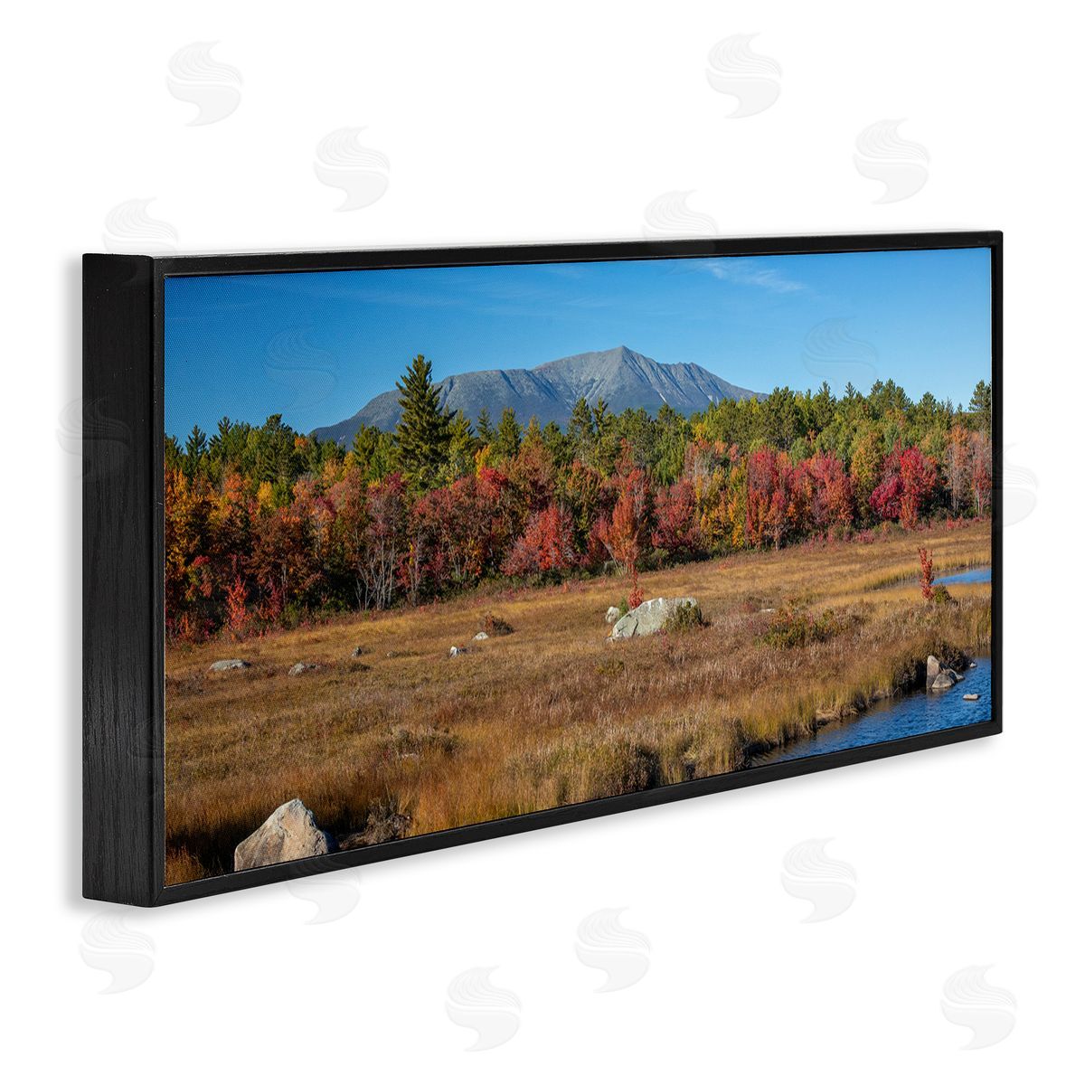 Daniel Sproul Woodland Stream Landscape Black Framed Giclee Wall Artside_