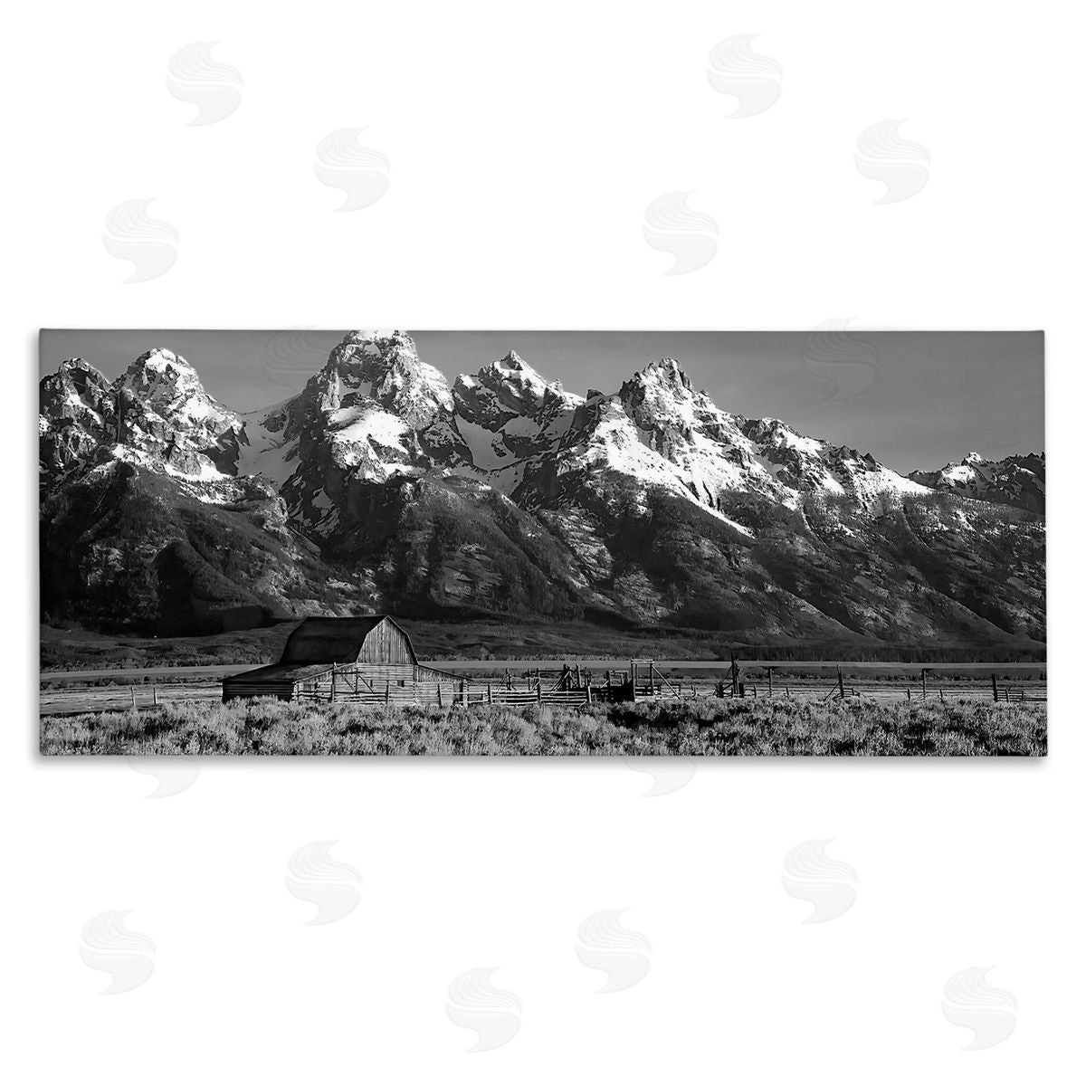 Steve Toole Rural Mountain Farm Canvas Wall Art