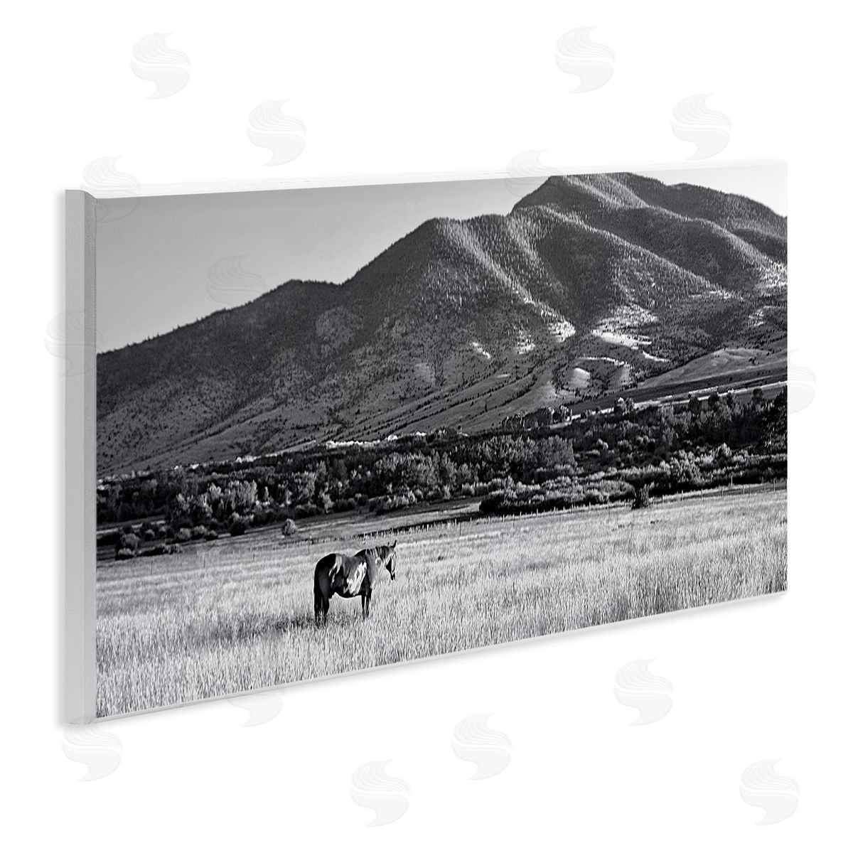 Steve Toole Horse in Mountains Wall Plaque Artside_