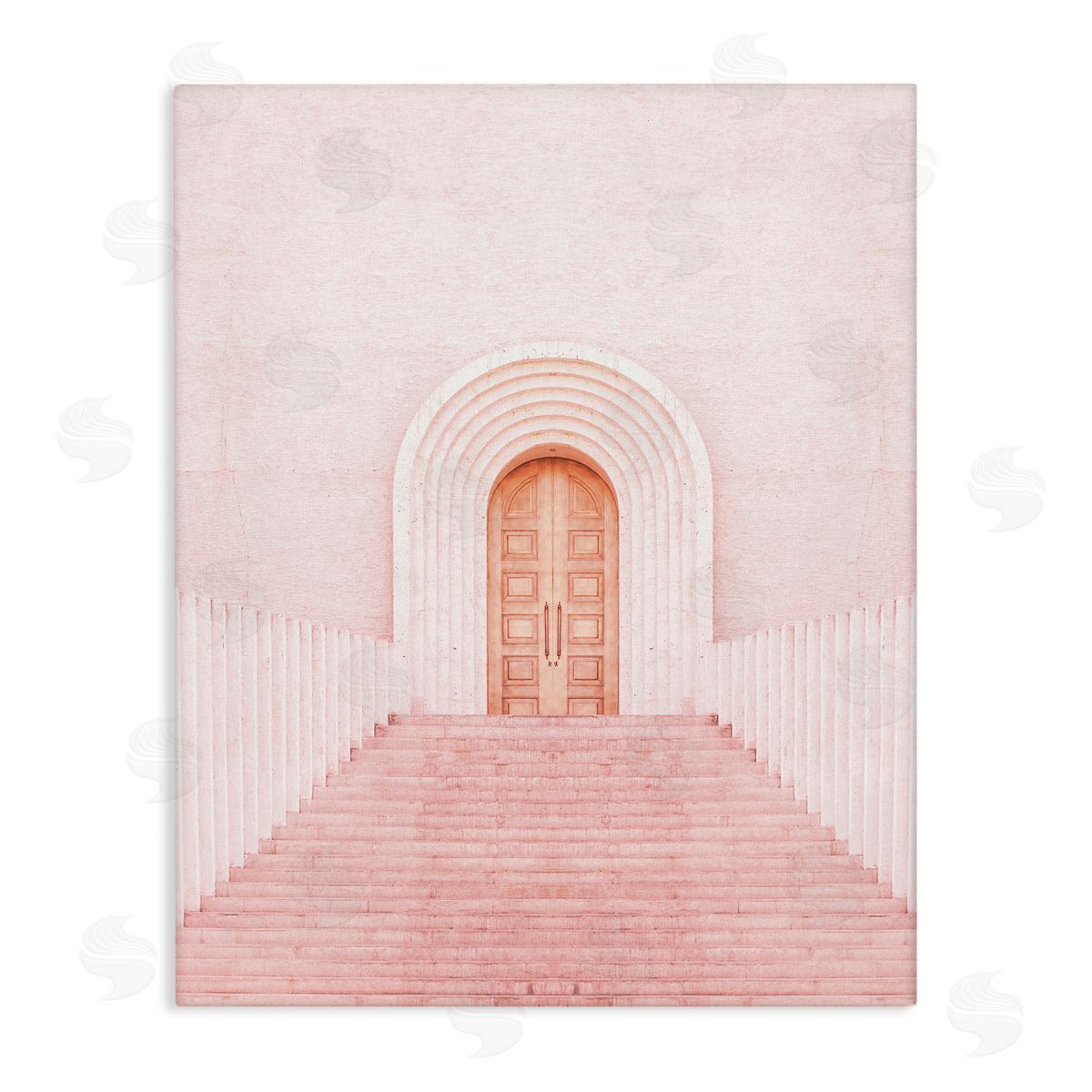 Incado Pink Door Architecture Canvas Wall Art