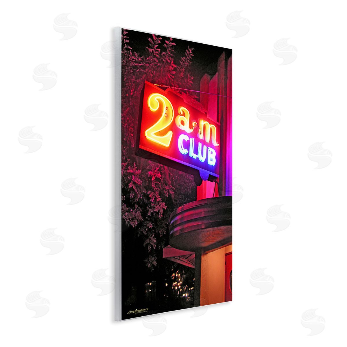 Larry Grossman Urban 2am Club Sign Wall Plaque Artside_