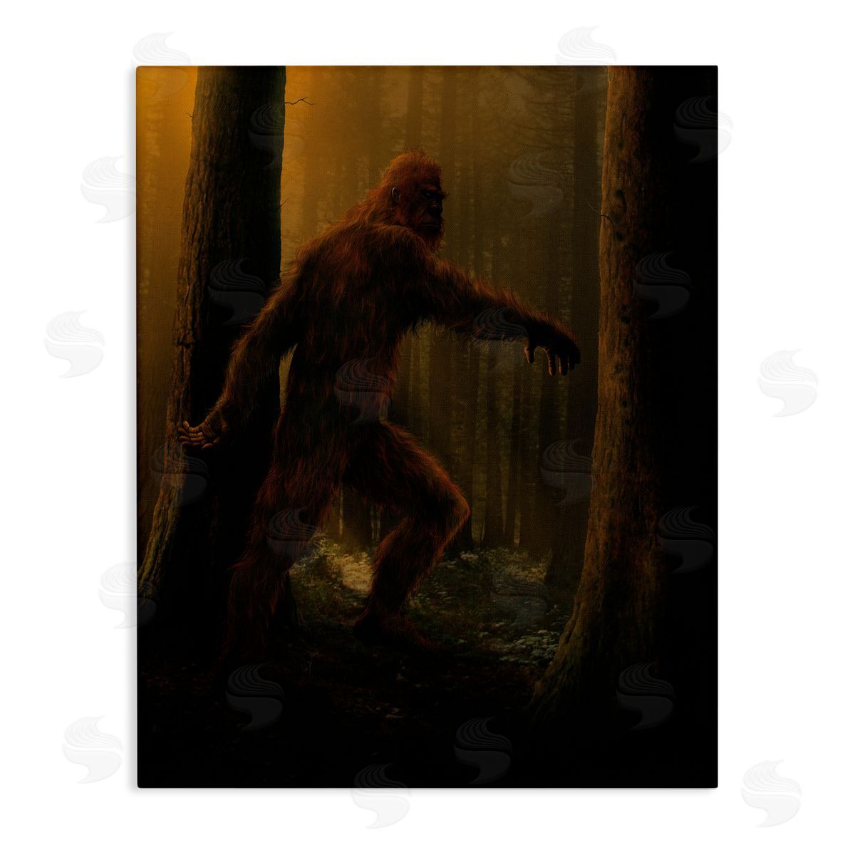 Vincent Hie Big Foot in Nature Canvas Wall Art
