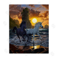 Vincent Hie | Unicorns in Sunset