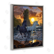 Vincent Hie | Unicorns in Sunset