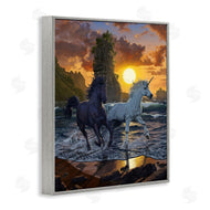 Vincent Hie | Unicorns in Sunset