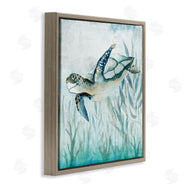 Janet Tava | Swimming Sea Turtle