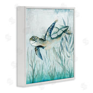 Janet Tava | Swimming Sea Turtle