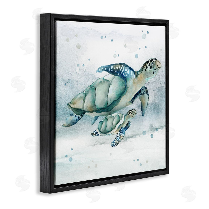 Janet Tava | Sea Turtle & Baby