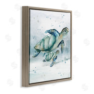 Janet Tava | Sea Turtle & Baby