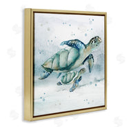 Janet Tava | Sea Turtle & Baby