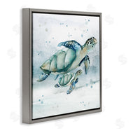 Janet Tava | Sea Turtle & Baby