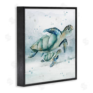 Janet Tava | Sea Turtle & Baby