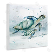 Janet Tava | Sea Turtle & Baby
