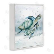 Janet Tava | Sea Turtle & Baby