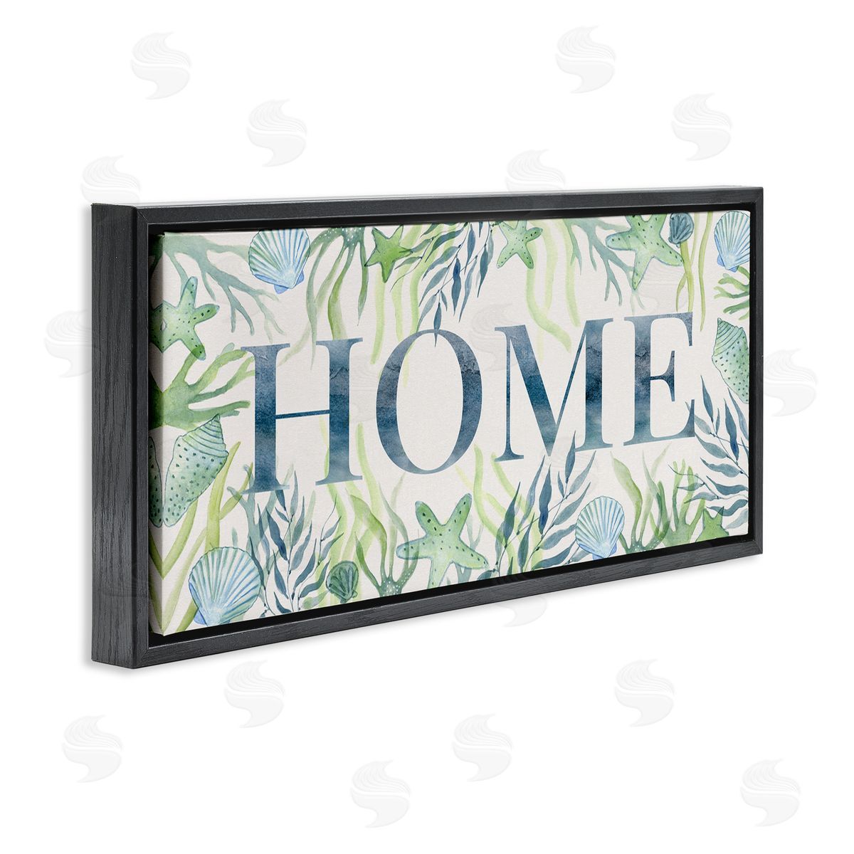 Janet Tava Home Nautical Phrase Black Floater Frame Canvas Artside_