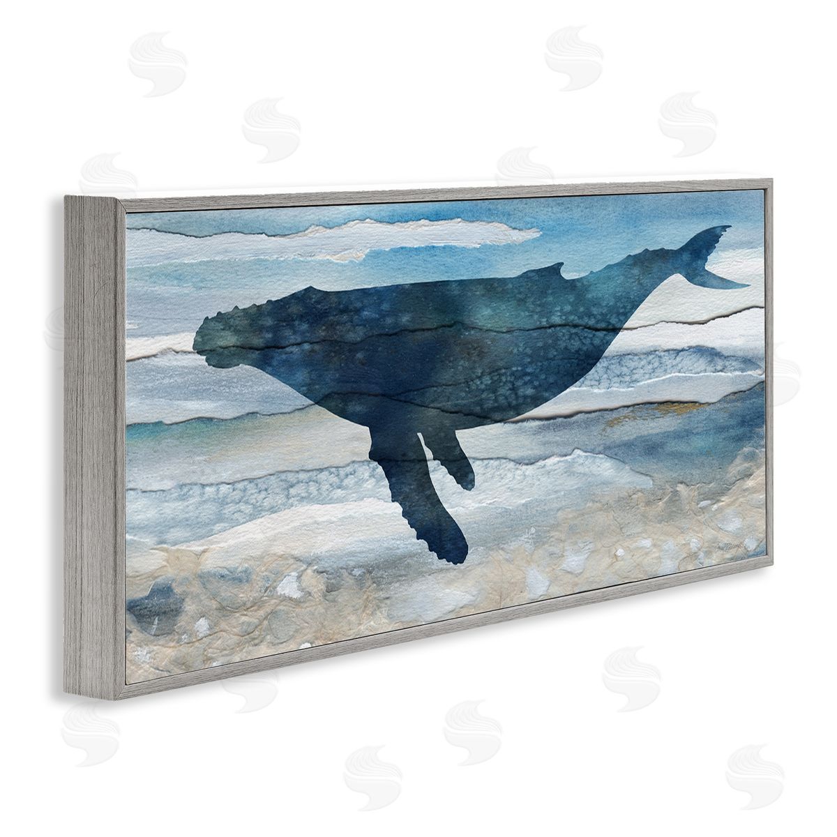 Carol Robinson | Abstract Whale Silhouette
