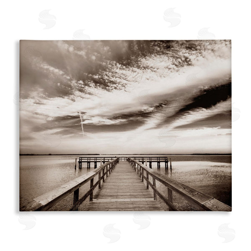 Danita Delimont | Dock with Cloudy Sky