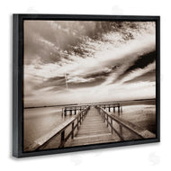 Danita Delimont | Dock with Cloudy Sky
