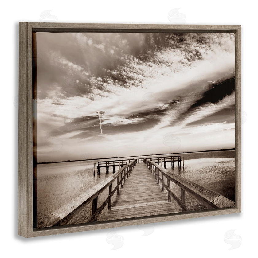 Danita Delimont | Dock with Cloudy Sky
