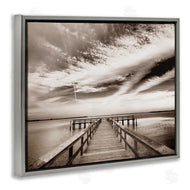Danita Delimont | Dock with Cloudy Sky