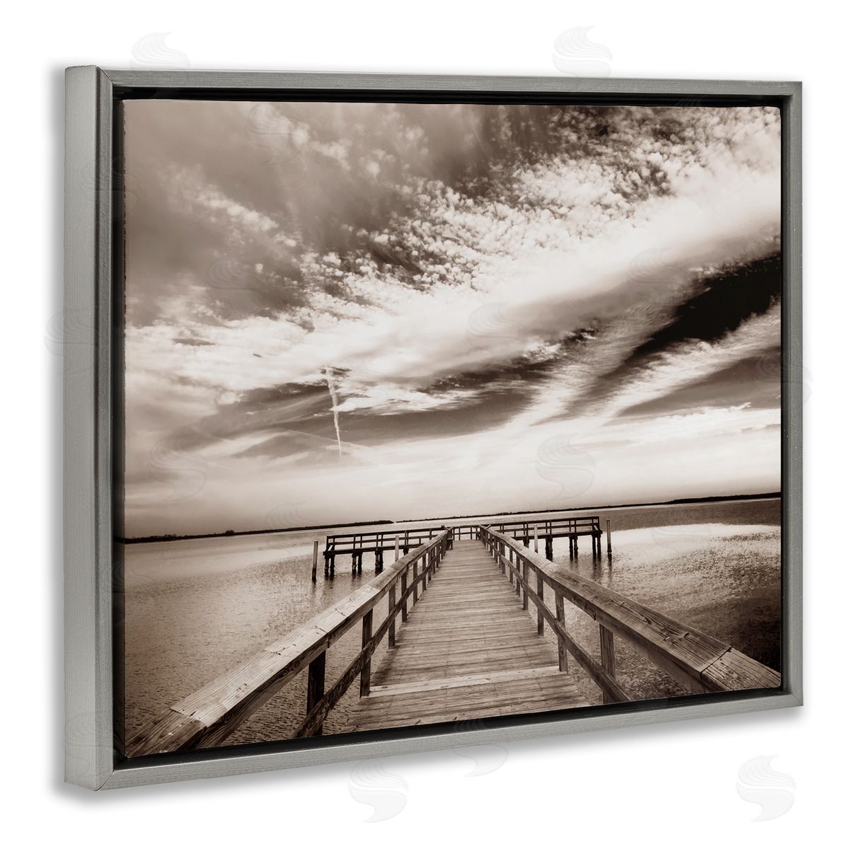 Danita Delimont | Dock with Cloudy Sky