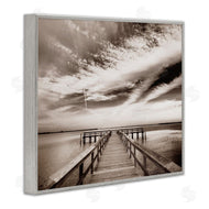 Danita Delimont | Dock with Cloudy Sky