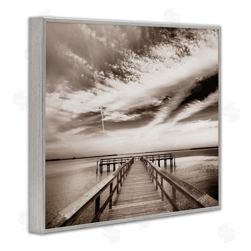 Danita Delimont | Dock with Cloudy Sky