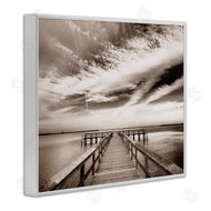 Danita Delimont | Dock with Cloudy Sky