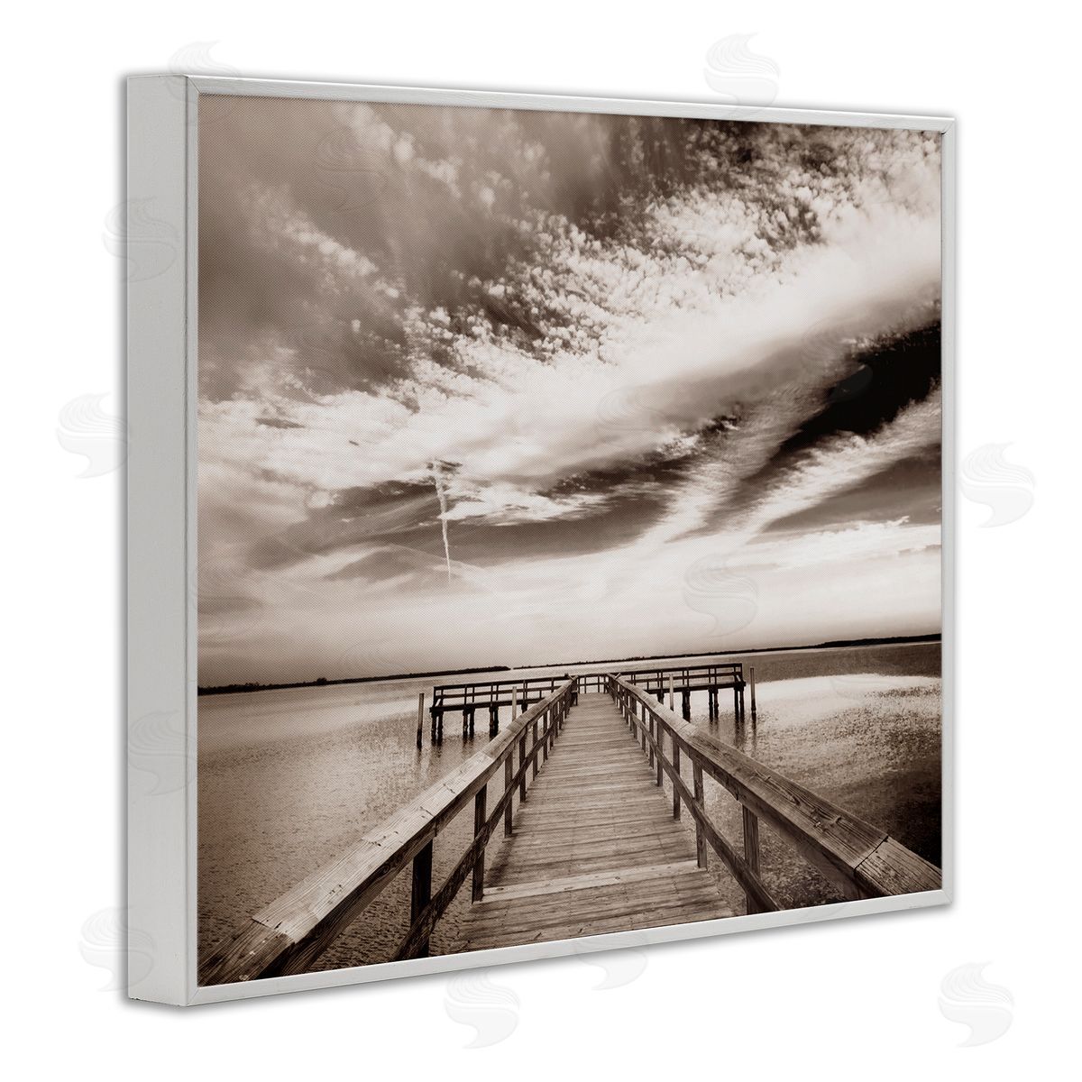 Danita Delimont | Dock with Cloudy Sky