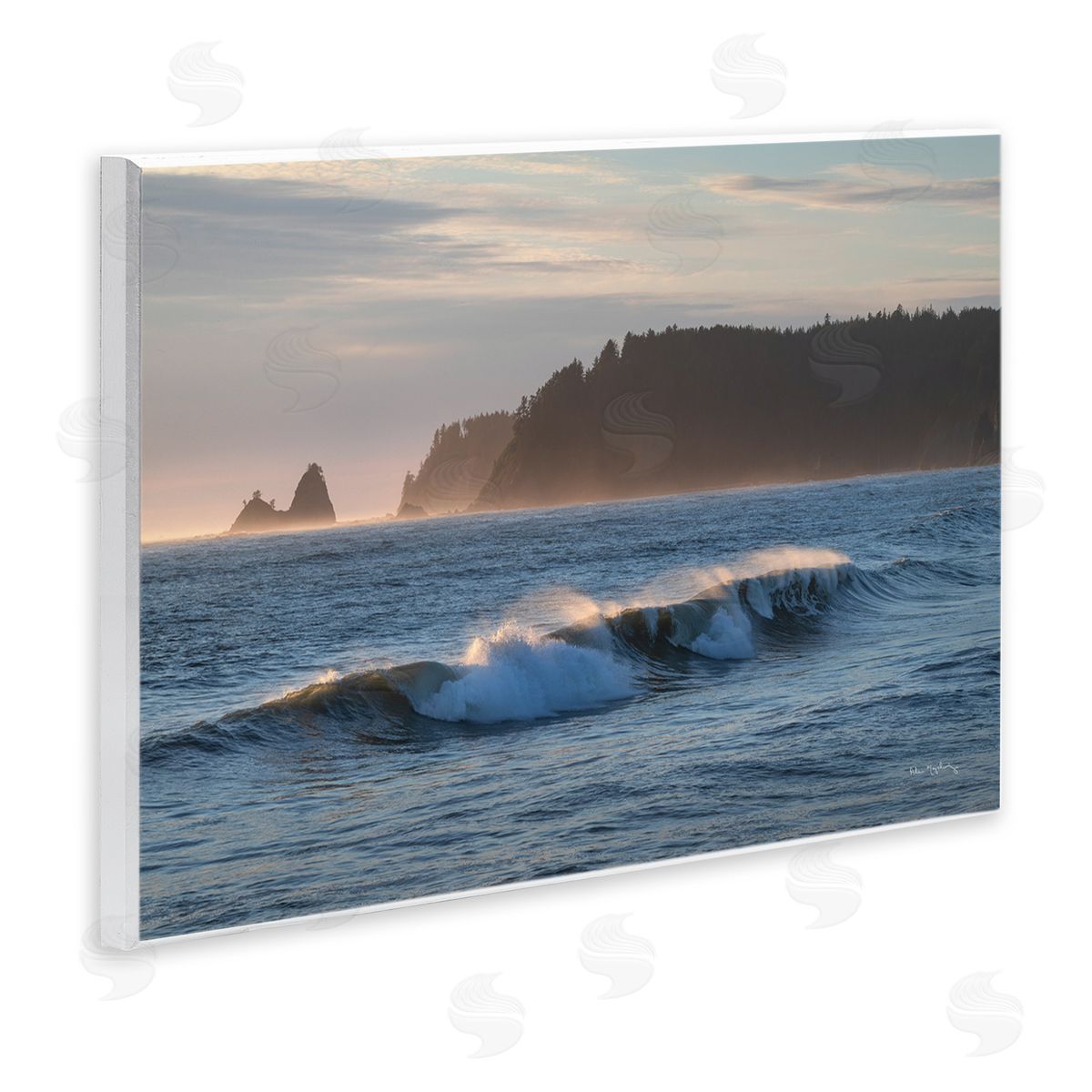 Alan Majchrowicz Rolling Waves Photography Wall Plaque Artside_